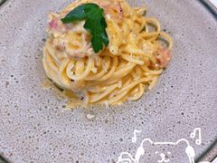 培根蛋黄帕玛森芝士意面-弘雅饭店