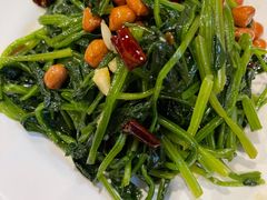果仁菠菜-玫瑰红烤羊排(北新桥三条店)