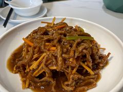 撒子牛肉丝-刘胖子家常菜·蹄花焖藕(中南店)