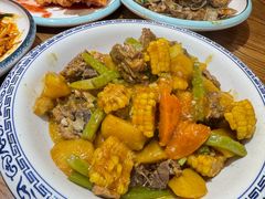 -东来菜馆•手抓海鲜家常菜•海鲜锅贴(鸽子窝店)