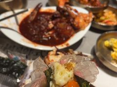 -草家酱蟹炭火烤肉店(珲春南路一店)