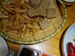 干炸臭豆腐-丁记盐蘸牛肉·新杭菜(河东路店)