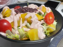 黄桃沙拉-猪啊牛呀羊啊铜盘烤肉(正大广场店)