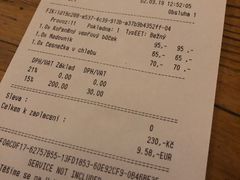 账单-Krčma Šatlava