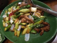 鲜百合芦笋炒牛肉-君悦酒店·1881·北京烤鸭