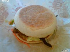 辣板烧鸡腿麦满分-麦当劳