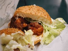 中式炸鸡汉堡-幸运小丑汉堡(Bay Area本店)