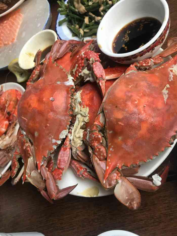 门口最喜欢的小海鲜～赞～今天赶上有大海虾 超级新鲜