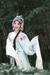 -后宫·古装汉服京剧儿童亲子全家福摄影