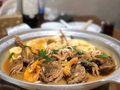 -东来菜馆•手抓海鲜家常菜•海鲜锅贴(鸽子窝店)