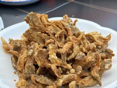 椒盐蘑菇-九寨沟石锅鱼(沣峪口二十年店)