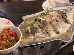 柠檬海鲈鱼-大螃蟹海鲜餐厅