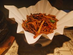 茶树菇炒八爪鱼-桂满陇天书(南京德基旗舰店)
