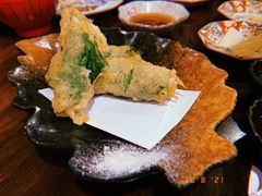 炸紫苏银鱼卷-加奈日本料理