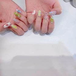 手部美甲-复古绿·少女主题美甲美睫