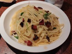 香菜梗炝土豆丝-绿茶餐厅(蓝色港湾店)