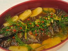 年糕烧鸦片鱼-龟兹KUCINA·新疆菜(前滩L+PLAZA店)