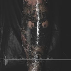 水墨-千贺宗纹身传统大师