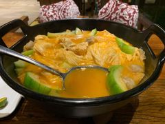 虾汤煮手工鲜腐竹-临家闽南菜(翔安店)