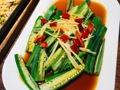 清炒秋葵-小螺号海鲜·地道鲁菜(泉城广场店)