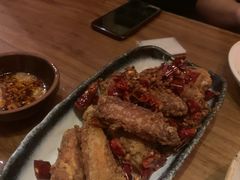 蒜香风沙鸡翅-馬蘭花開(车站大道店)