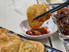 鸡蛋炸馒头片-大槐树烤肉馆