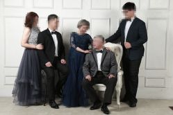 -时光纪亲子全家福照相馆(静安店母女写真父母纪念照)