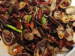 辣炒花甲-嘎嘎鸭脑壳江湖菜(五里店)