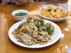 葱香手撕鸡-正宗普宁豆干坊·洪记砂锅粥(红领巾路店)