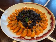 干菜蒸河虾-杭州西子湖四季酒店·金沙厅