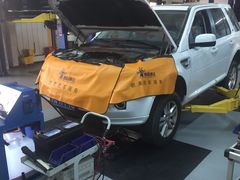 路虎循环更换变速箱油-博睿通达汽车修理站