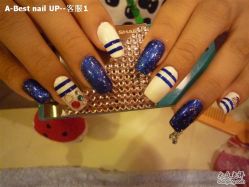 点击看大图 海盗风格2-A-Best nail UP时尚美甲沙龙