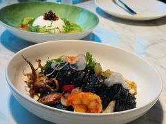 墨鱼汁海鲜意面-深圳美高梅酒店·意烁FIAMMA·地中海餐厅