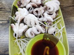 芥末白灼八爪鱼-贞姨美食·老字号海鲜大排档