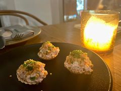 火腿小塔塔配黑蒜+猪油渣-BOR Eatery(安福路店)