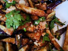 茄子拌扇贝-华圆美食
