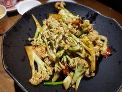 干锅花菜-老头儿油爆虾(金鹰世界店)