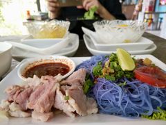 -蝶豆花蓝面条