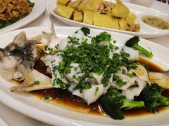 香葱灼鲈鱼-廣味潮鲜·一品潮滋味(五道口店)