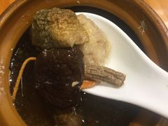 菌菇肉羹汤-九道菜有鸡鱼头(石鼓路店)