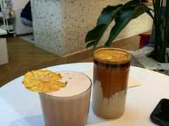 红豆沙拿铁-Line 咖啡(石厦花园店)