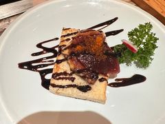 香煎铁板鹅肝-赤坂亭·M9和牛烧肉·铁板烧·日料398放题(长泰广场店)