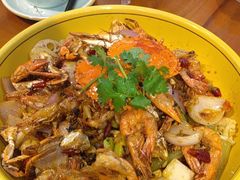 -休记光头香辣蟹干锅(绵竹店)