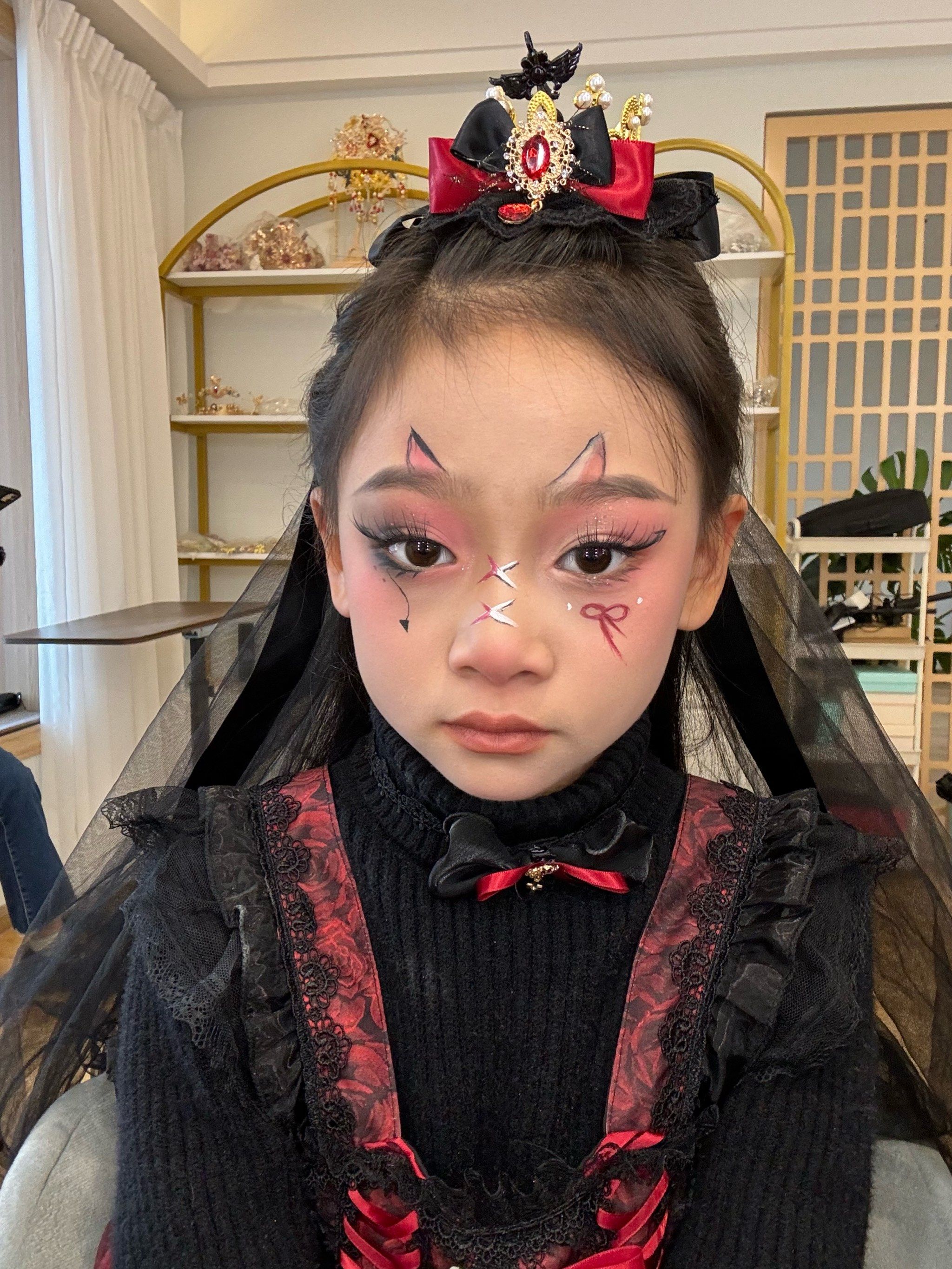 ☠️今日扮的妆容,🎃今天人設₊⁺反派美女😈,✞不给糖