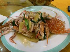 姜葱炒花蟹-鸿达渔港