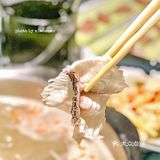 鲜掉眉毛❗️姐妹带我吃的这家薄如纸的斑鱼火锅真🉑