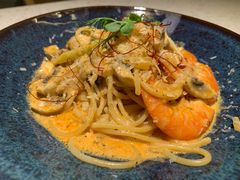 芝士蘑菇鲜虾意大利面-BE BRIGHT KITCHEN(正佳广场店)