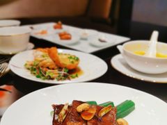 金瓜秋葵和牛片-上海苏宁宝丽嘉酒店·嘉府壹号中餐厅