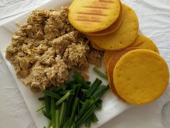 虾酱大饼-渔民船说·北塘海鲜·天津菜·海肠捞饭(北塘古镇店)