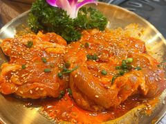 -明洞阿姨·韩式酱蟹烤肉·创意料理(三元桥店)